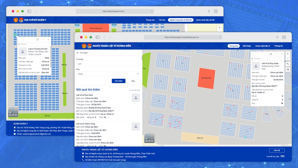 Phần mềm quản lý nghĩa trang, số hóa nghĩa trang, số hóa nghĩa trang liệt sĩ, số hóa địa chỉ đỏ, ứng dụng quản lý nghĩa trang, tra cứu thông tin liệt sĩ, tra cứu thông tin mộ liệt sĩ, tìm mộ liệt sĩ trực tuyến, quản lý thông tin nghĩa trang, ứng dụng GIS Phần mềm quản lý nghĩa trang, số hóa nghĩa trang, số hóa nghĩa trang liệt sĩ, số hóa địa chỉ đỏ, ứng dụng quản lý nghĩa trang, tra cứu thông tin liệt sĩ, tra cứu thông tin mộ liệt sĩ, tìm mộ liệt sĩ trực tuyến, quản lý thông tin nghĩa trang, ứng dụng GIS