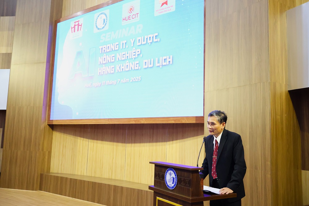 seminar, ứng dụng của AI, trí tuệ nhân tạo, AI trong IT, Y dược, Nông nghiệp, Hàng không và Du lịch, Huế Hiếu Học, HueCIT, Đại học Y Dược Huế seminar, ứng dụng của AI, trí tuệ nhân tạo, AI trong IT, Y dược, Nông nghiệp, Hàng không và Du lịch, Huế Hiếu Học, HueCIT, Đại học Y Dược Huế