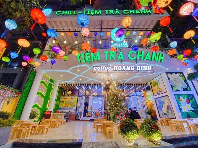 tiệm trà chanh huế