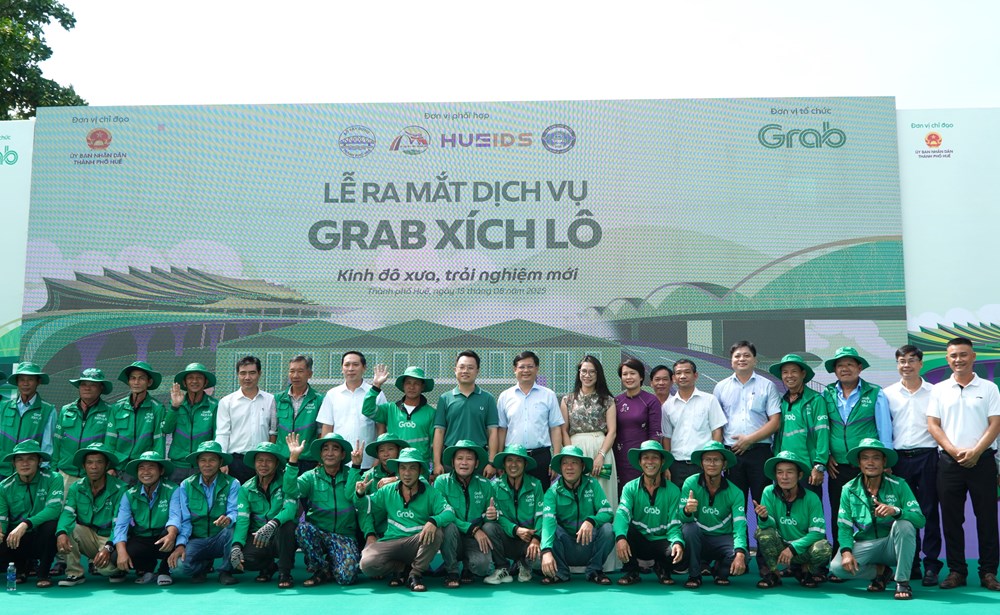thành phố Huế, trải nghiệm, dịch vụ, Grab xích lô, đầu tiên tại Việt Nam, thành phố xanh quốc gia thành phố Huế, trải nghiệm, dịch vụ, Grab xích lô, đầu tiên tại Việt Nam, thành phố xanh quốc gia