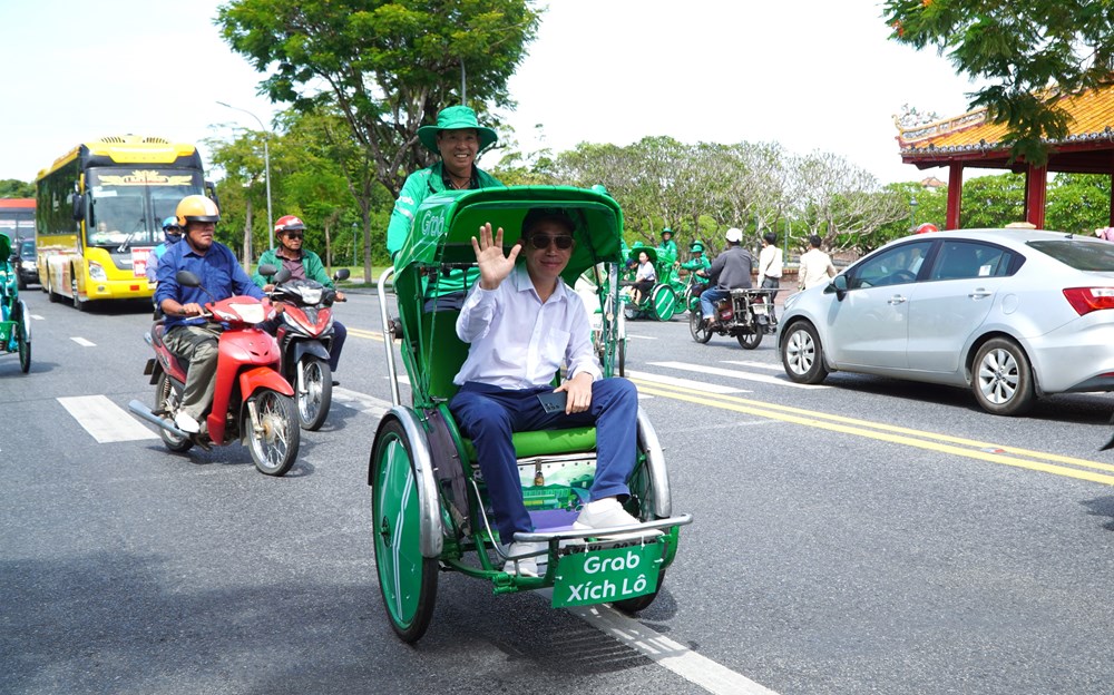 thành phố Huế, trải nghiệm, dịch vụ, Grab xích lô, đầu tiên tại Việt Nam, thành phố xanh quốc gia thành phố Huế, trải nghiệm, dịch vụ, Grab xích lô, đầu tiên tại Việt Nam, thành phố xanh quốc gia