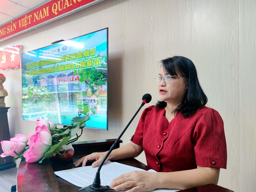 Chợ Đông Ba, Giảm Nhựa, phân loại rác tại nguồn, WWF Việt Nam, Dự án TVA, Đô thị giảm nhựa, Chợ Đông Ba 2025