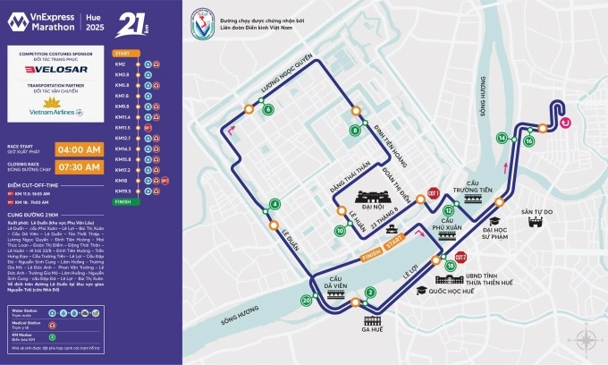 Giải chạy VnExpress Marathon Huế 2025, cung đường chạy khám phá thành phố Huế, giỗ Tổ Hùng Vương, Năm Du lịch quốc gia Huế 2025 Giải chạy VnExpress Marathon Huế 2025, cung đường chạy khám phá thành phố Huế, giỗ Tổ Hùng Vương, Năm Du lịch quốc gia Huế 2025