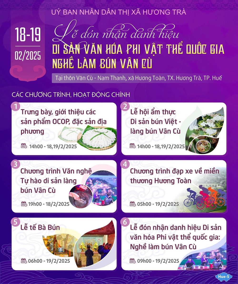 nghề làm bún Huê; làng bún Vân Cù; di sản phi vật thể cấp quốc gia; di sản bún Huế; tinh hoa bún việt; nghề truyền thống bún Vân Cù Huế; nghề làm bún Huê; làng bún Vân Cù; di sản phi vật thể cấp quốc gia; di sản bún Huế; tinh hoa bún việt; nghề truyền thống bún Vân Cù Huế;