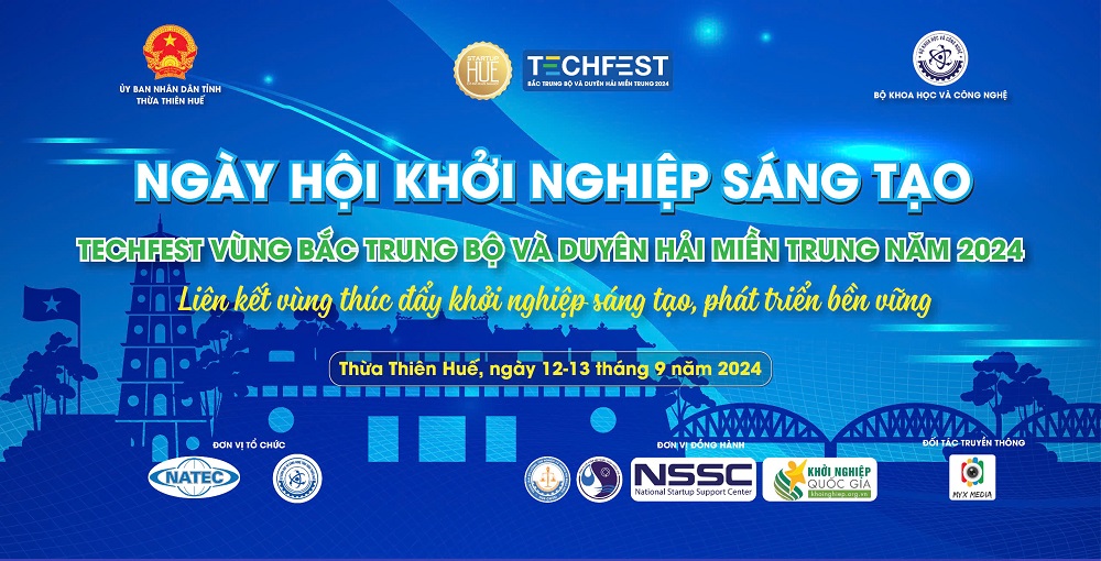 Ngày hội Khởi nghiệp sáng tạo - Techfest vùng Bắc Trung Bộ và duyên hải miền Trung năm 2024