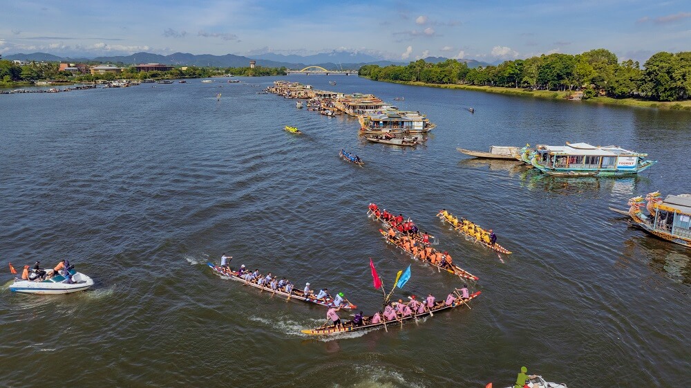 Giải đua ghe truyền thống tỉnh Thừa Thiên Huế, Quốc Khánh 2-9, sông Hương, văn hóa Huế