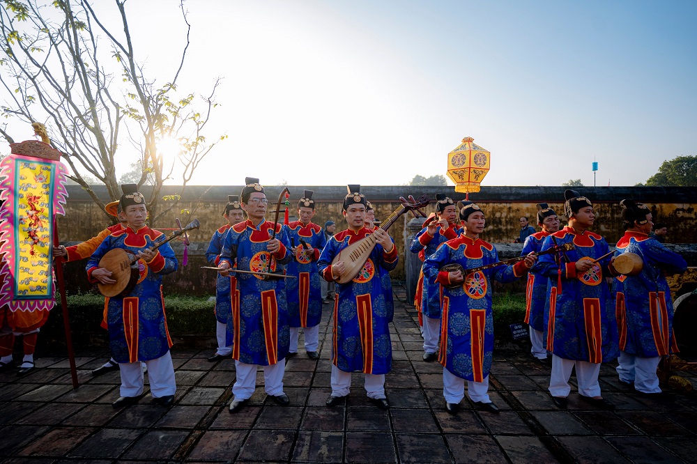 Lễ dựng nêu ngày Tết trong Hoàng cung Huế Lễ dựng nêu ngày Tết trong Hoàng cung Huế