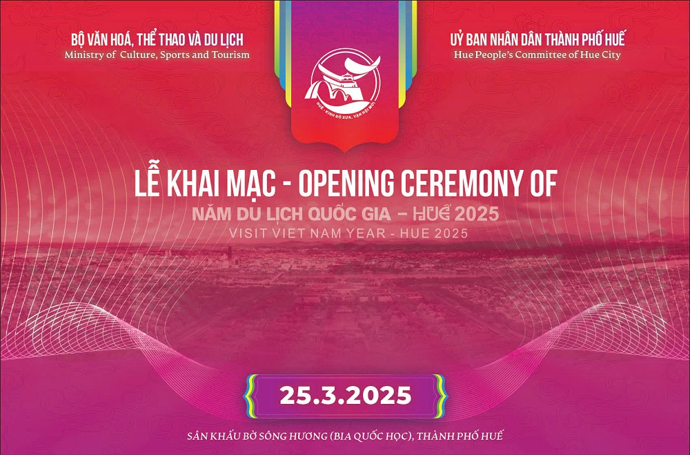 Các chương trình, hoạt động chính Năm Du lịch quốc gia và Festival Huế 2025 Tháng 3 - Điểm nhấn Mùa Xuân Các chương trình, hoạt động chính Năm Du lịch quốc gia và Festival Huế 2025 Tháng 3 - Điểm nhấn Mùa Xuân