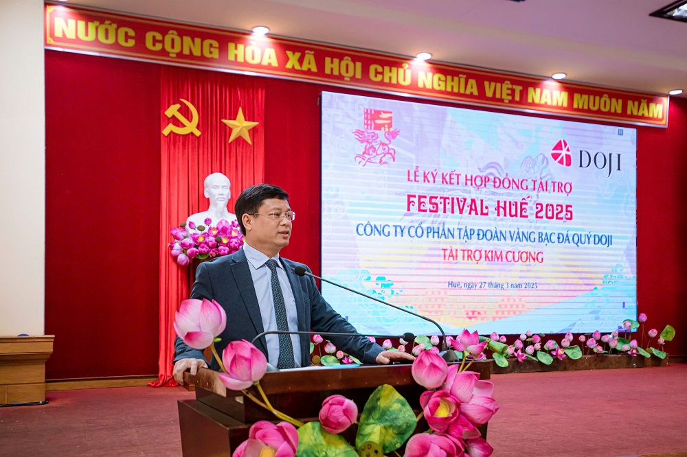 Tập đoàn Vàng bạc đá quý DOJI, Nhà Tài trợ Kim cương, Festival Huế 2025, đá quý DOJI, tài trợ Huế Tập đoàn Vàng bạc đá quý DOJI, Nhà Tài trợ Kim cương, Festival Huế 2025, đá quý DOJI, tài trợ Huế