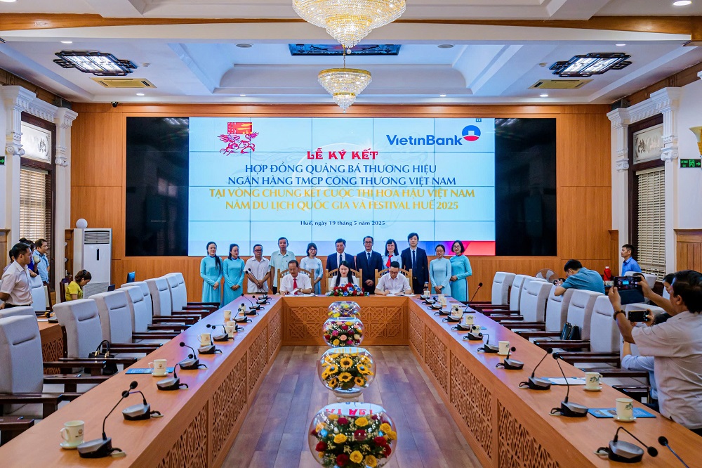 Vietinbank, đơn vị đồng hành quảng cáo, tài trợ 1 tỷ đồng, Vòng Chung kết Cuộc thi Hoa hậu Việt Nam 2024, Năm Du lịch Quốc gia, Festival Huế 2025