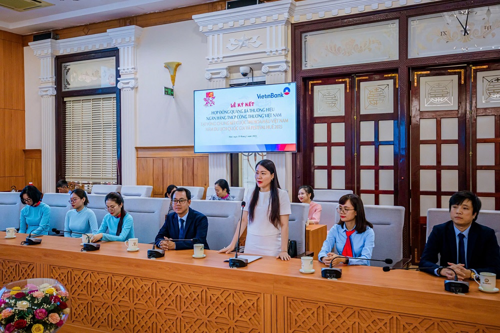 Vietinbank, đơn vị đồng hành quảng cáo, tài trợ 1 tỷ đồng, Vòng Chung kết Cuộc thi Hoa hậu Việt Nam 2024, Năm Du lịch Quốc gia, Festival Huế 2025