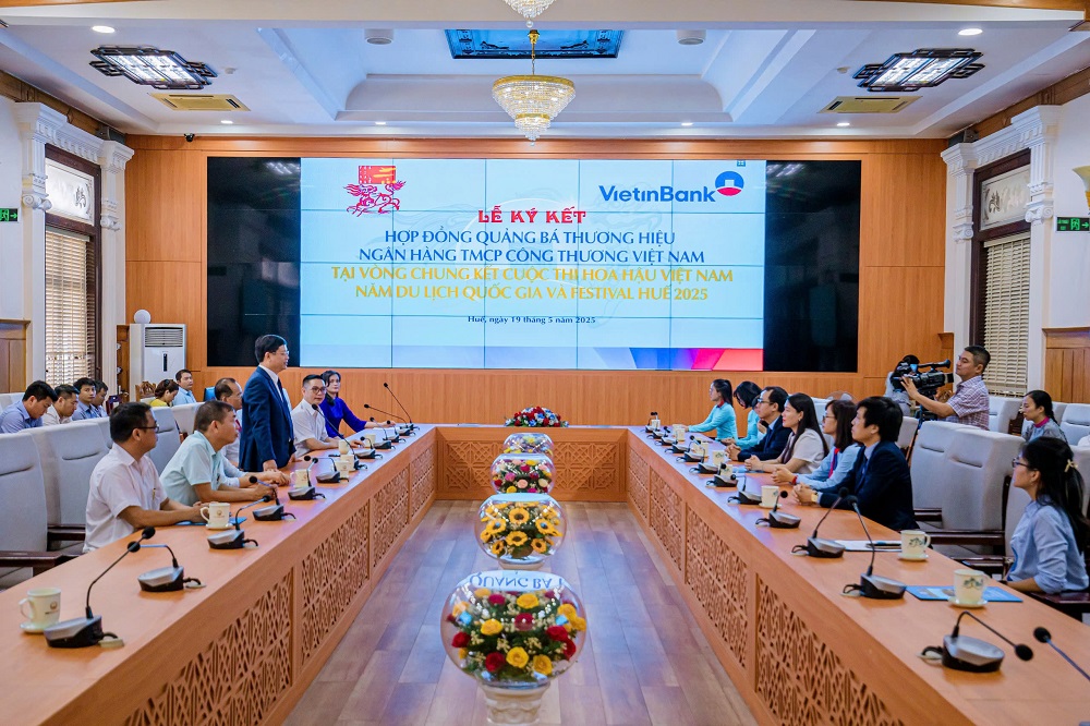 Vietinbank, đơn vị đồng hành quảng cáo, tài trợ 1 tỷ đồng, Vòng Chung kết Cuộc thi Hoa hậu Việt Nam 2024, Năm Du lịch Quốc gia, Festival Huế 2025