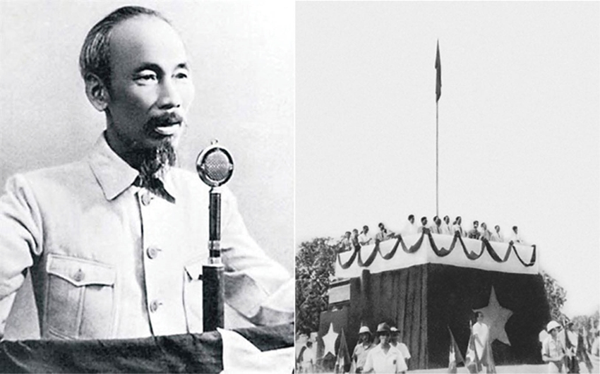 Ngày 2/9/1945, tại Quảng trường Ba Đình, Hà Nội, Chủ tịch Hồ Chí Minh đọc Tuyên ngôn Độc lập, khai sinh nước Việt Nam Dân chủ Cộng hòa, mở ra kỷ nguyên mới cho lịch sử dân tộc Ngày 2/9/1945, tại Quảng trường Ba Đình, Hà Nội, Chủ tịch Hồ Chí Minh đọc Tuyên ngôn Độc lập, khai sinh nước Việt Nam Dân chủ Cộng hòa, mở ra kỷ nguyên mới cho lịch sử dân tộc