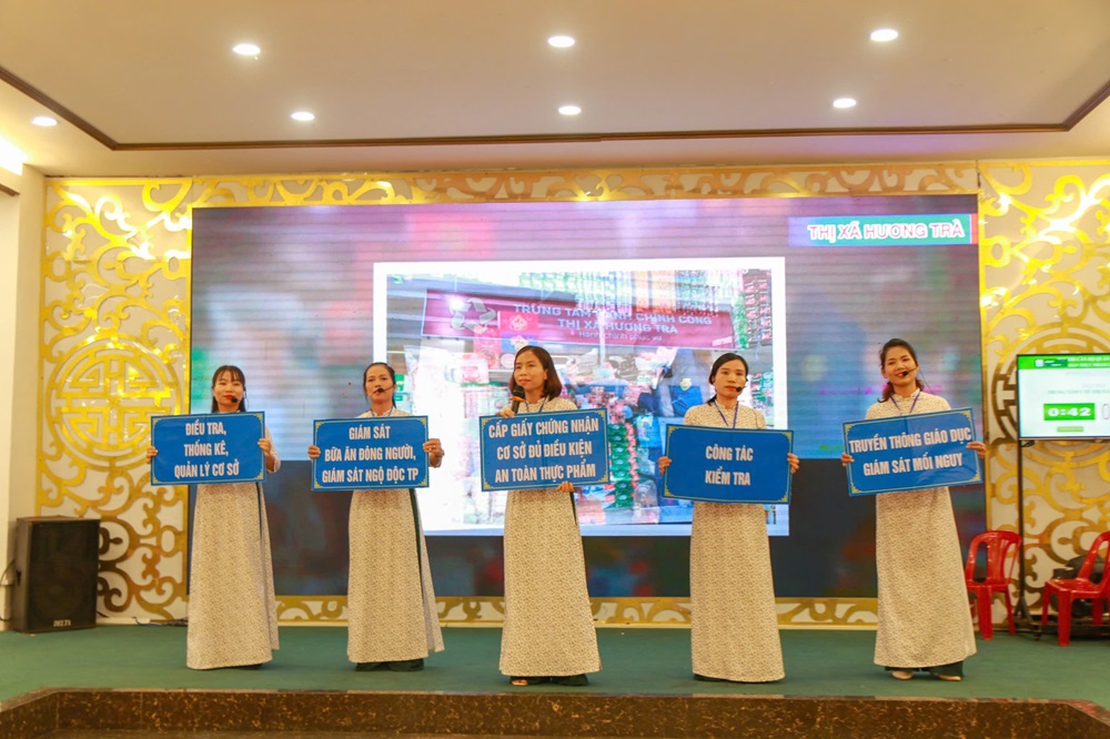 Hội thi Cán bộ quản lý giỏi công tác An toàn vệ sinh thực phẩm tỉnh Thừa Thiên Huế năm 2024 Hội thi Cán bộ quản lý giỏi công tác An toàn vệ sinh thực phẩm tỉnh Thừa Thiên Huế năm 2024