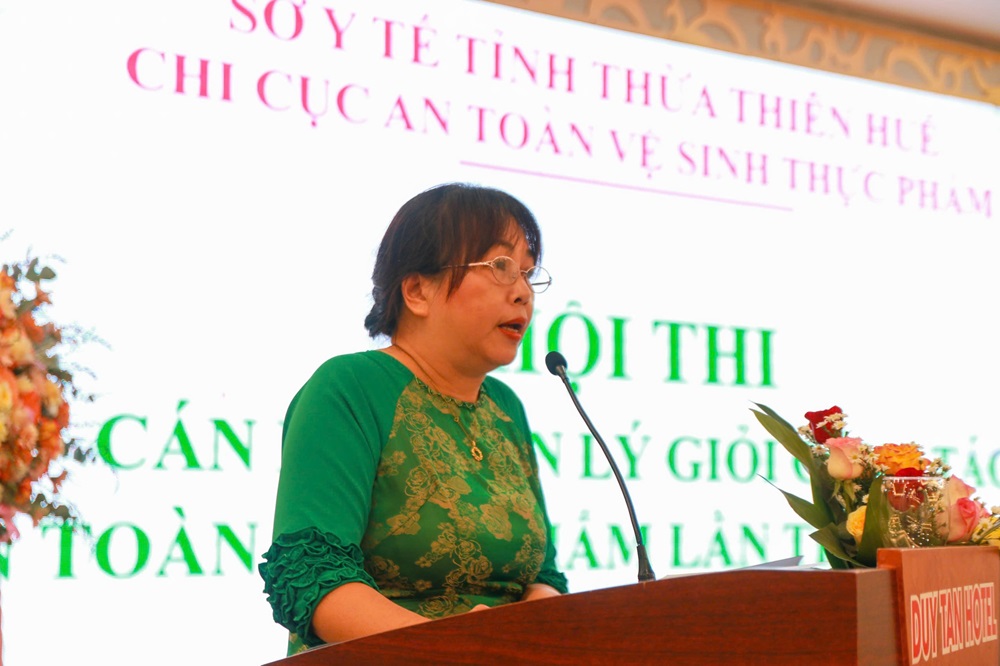 Hội thi, Cán bộ quản lý giỏi, công tác An toàn vệ sinh thực phẩm, tỉnh Thừa Thiên Huế, năm 2024, Trương Thị Lan Hương, Chi cục An toàn vệ sinh thực phẩm tỉnh Thừa Thiên Huế Hội thi, Cán bộ quản lý giỏi, công tác An toàn vệ sinh thực phẩm, tỉnh Thừa Thiên Huế, năm 2024, Trương Thị Lan Hương, Chi cục An toàn vệ sinh thực phẩm tỉnh Thừa Thiên Huế