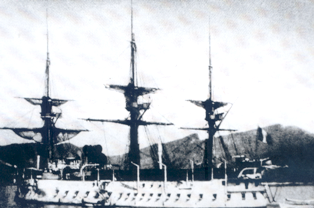Tàu chiến Pháp tấn công vào cửa Thuận An năm 1883