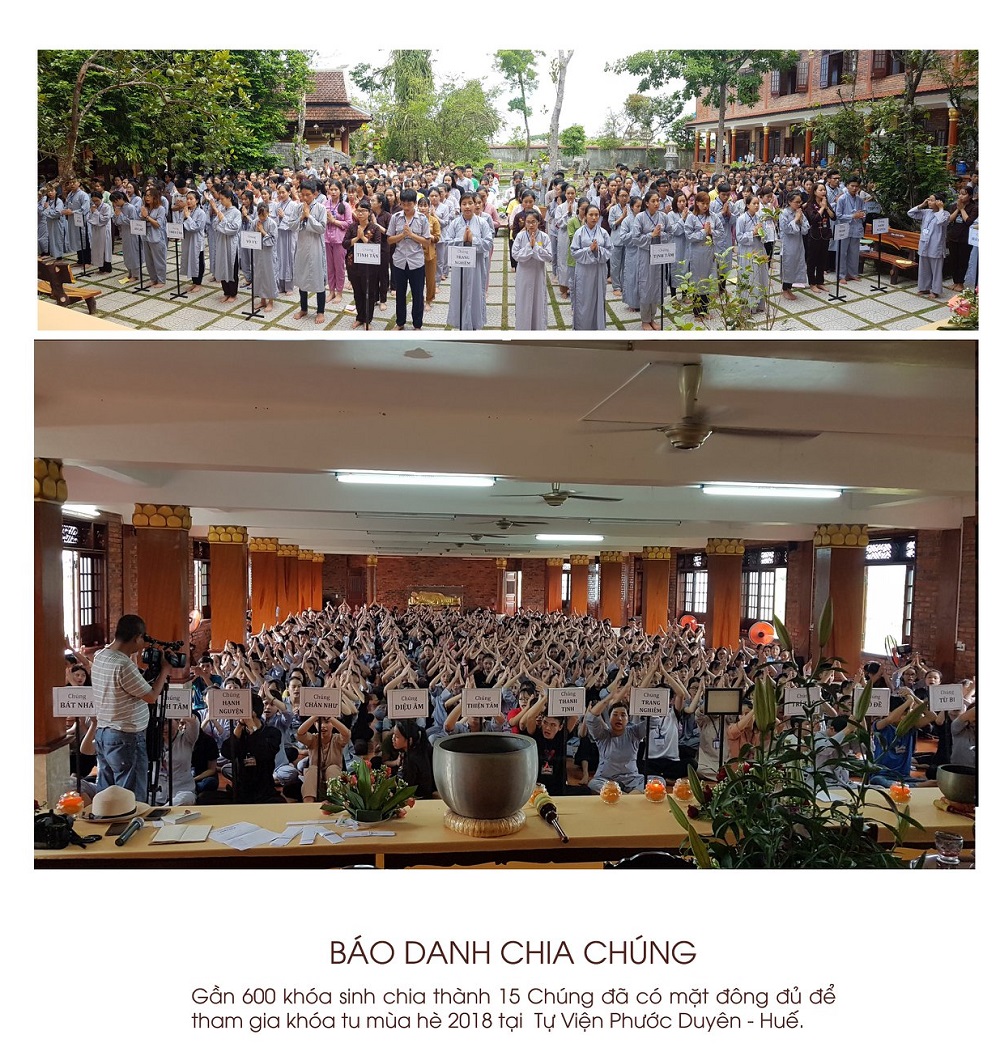 Hình ảnh các Phật tử tham gia tu học tại Tự viện Phước Duyên