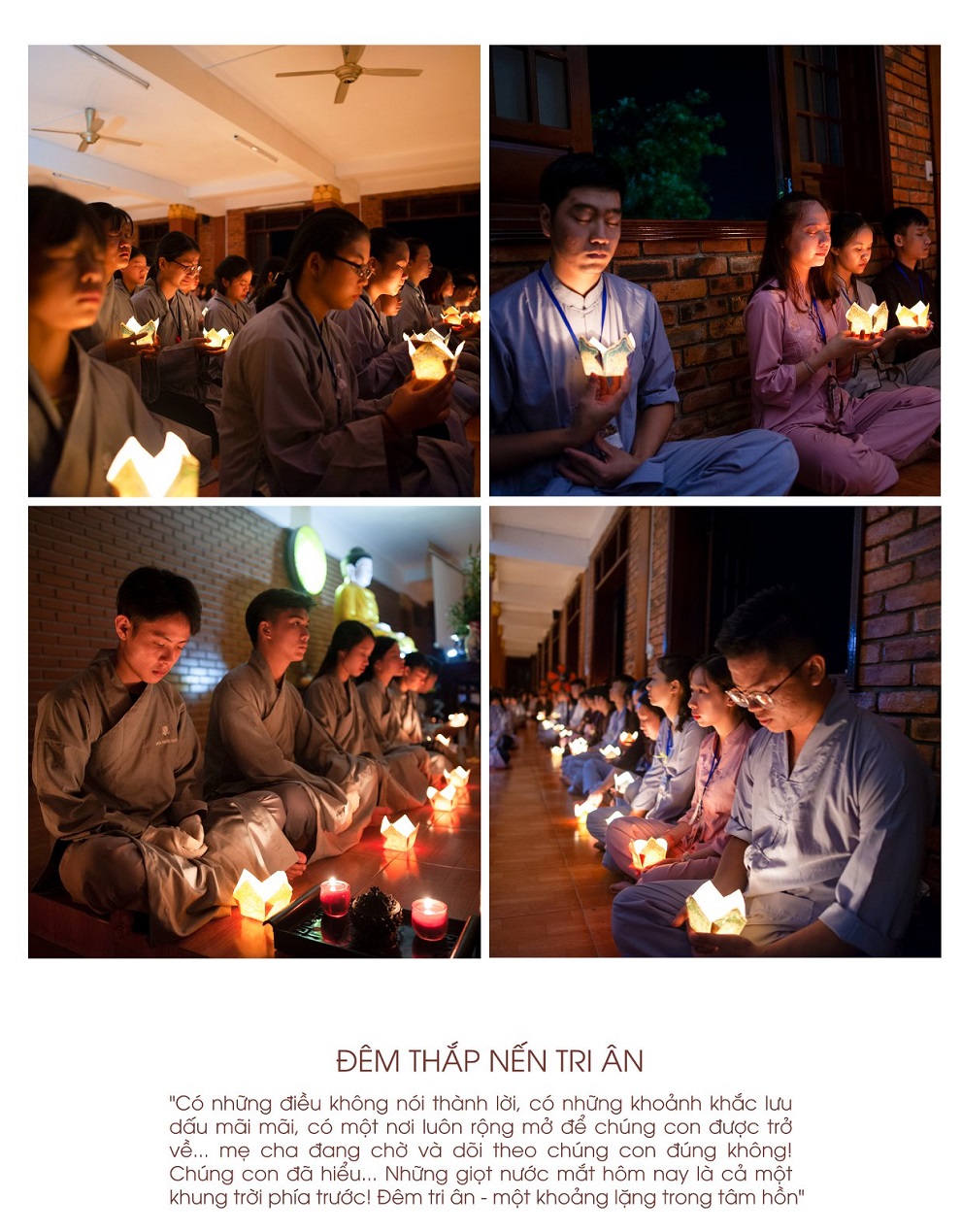 Hình ảnh các Phật tử tham gia tu học tại Tự viện Phước Duyên
