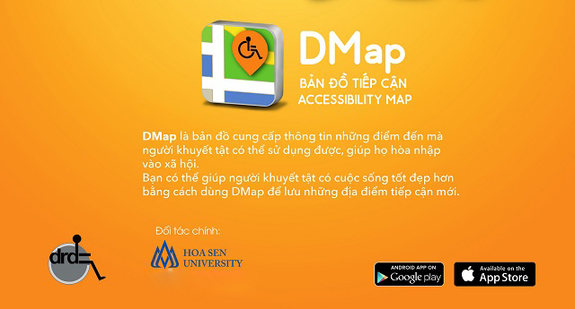 D.Map cho người khuyết tật:
D.Map là một sự đổi mới và đem lại cơ hội tiếp cận thông tin cho người khuyết tật. Công nghệ này giúp người khuyết tật dễ dàng điều hướng trên bản đồ, tìm kiếm địa điểm, cửa hàng một cách thuận tiện và nhanh chóng. Sự tiện dụng và hữu ích của D.Map đang được nhiều người khuyết tật ở Việt Nam sử dụng và đánh giá cao.