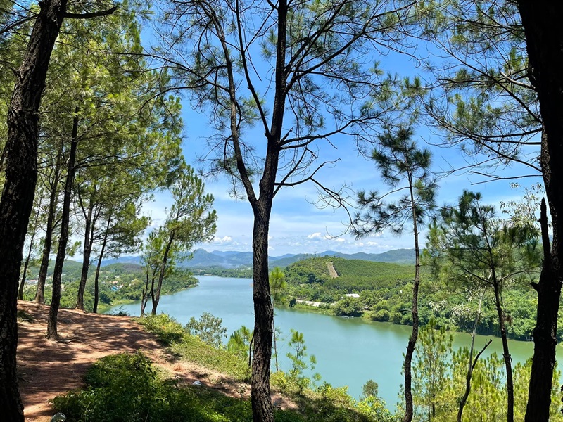 Sông Hương, từ điểm nhìn trên đồi Vọng Cảnh.
