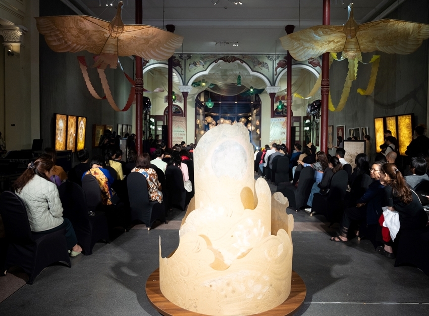 The displaying space of the exhibition. Photo: Truc Chi Garden 