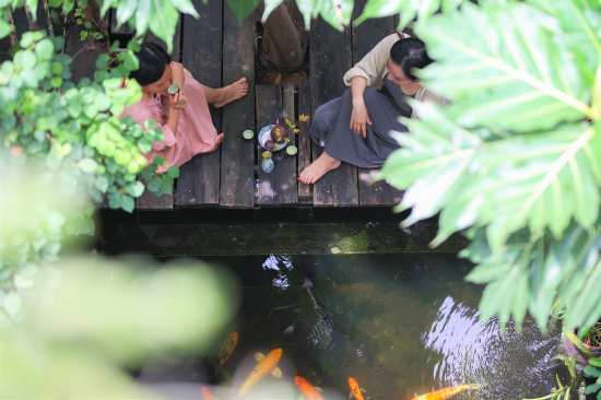 View ngắm cảnh chill chill tại Min Hy homestay Huế