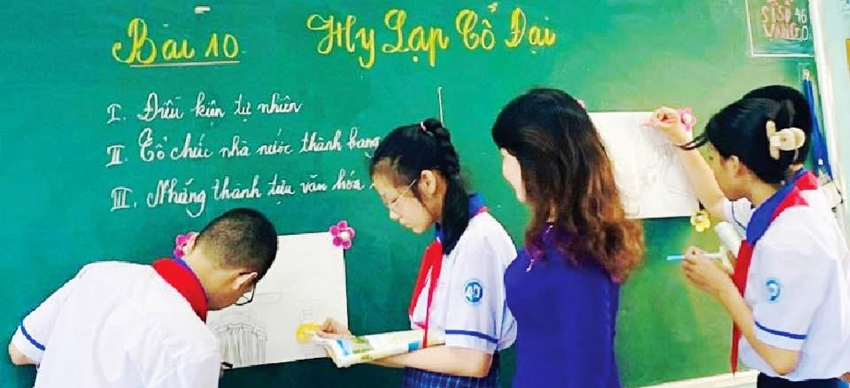  Nâng cao việc dạy và học môn lịch sử là vấn đề luôn được ngành giáo dục quan tâm. Ảnh: A.T