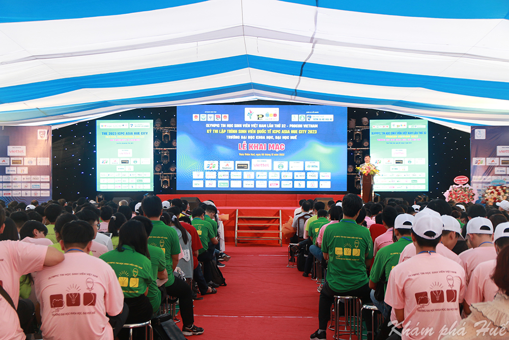 Nearly 700 computer science students participated in competitions at OLP’23, Procon, and ICPC Asia Hue City