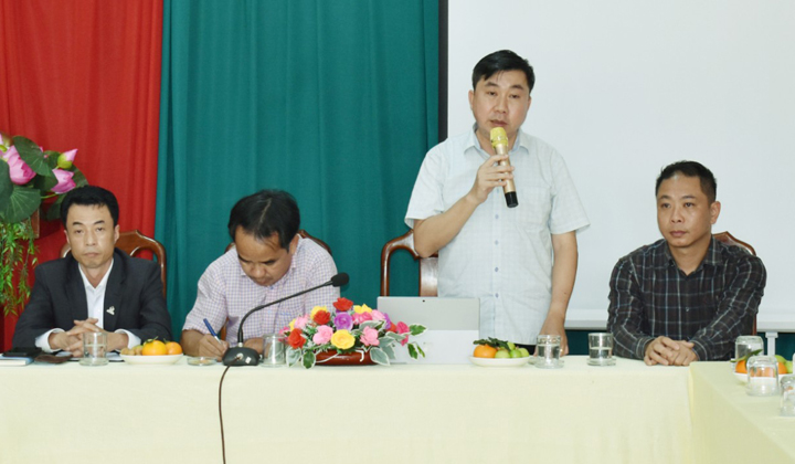 Ông Nguyễn Văn Phúc Giám đốc Sở Du lịch tỉnh Thừa Thiên Huế phát biểu