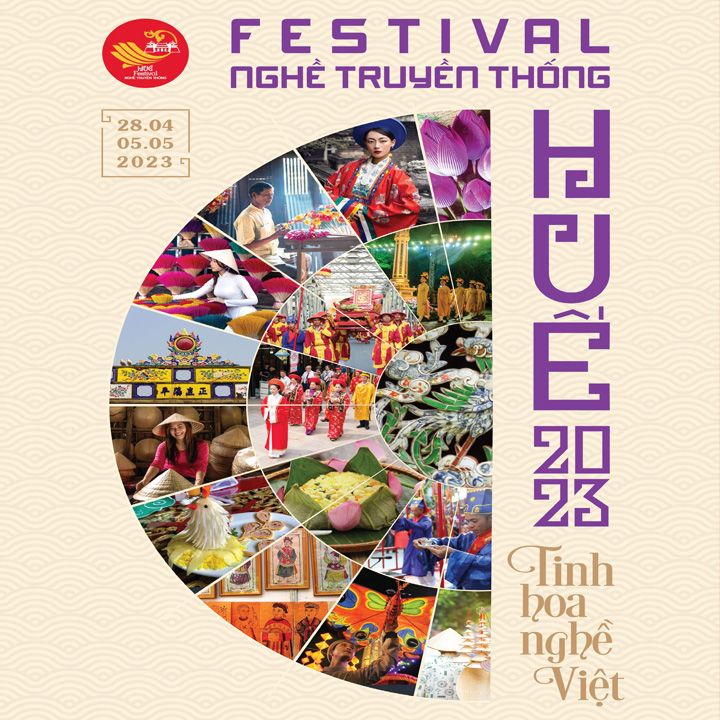The official poster of Hue Traditional Craft Festival 2023