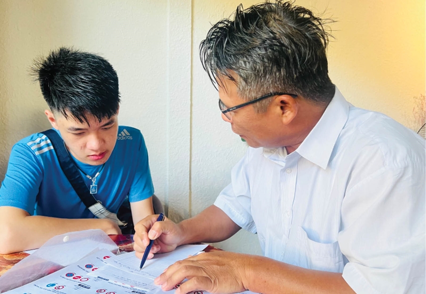 Học sinh đủ 18 tuổi nên học thi bằng lái xe A1. Ảnh: MC  
