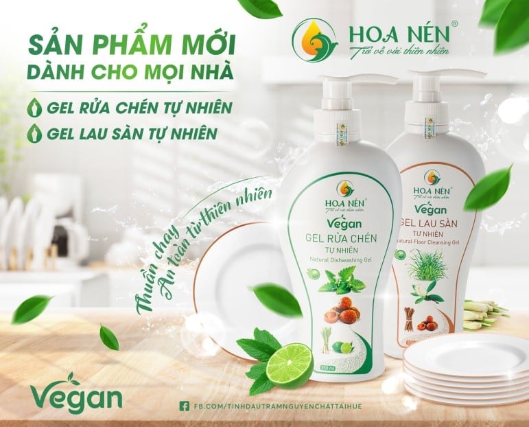 Tinh dầu tràm Huế nguyên chất thương hiệu Hoa Nén