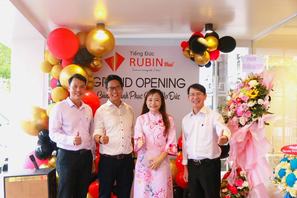 Khai trương Văn phòng tuyển sinh Trung tâm Tiếng Đức Rubin Huế tại 82 Hùng Vương