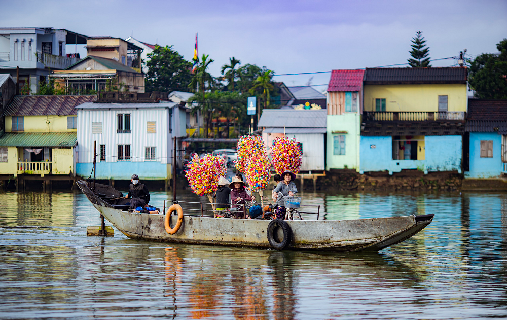 Bến đò ngang Bao Vinh - Phố cổ Bao Vinh - Huế