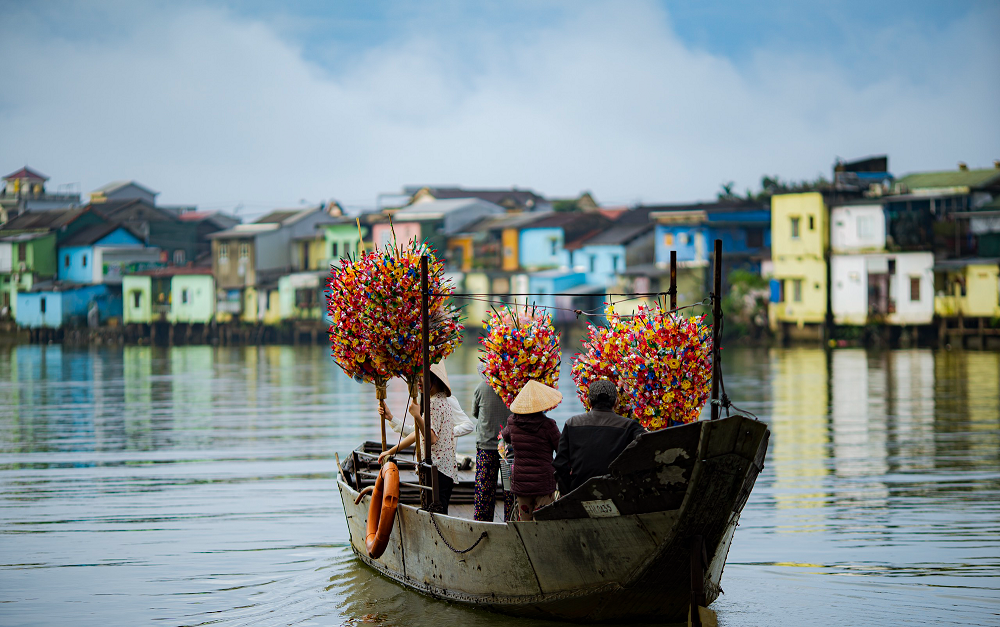 Bến đò ngang Bao Vinh - Phố cổ Bao Vinh - Huế