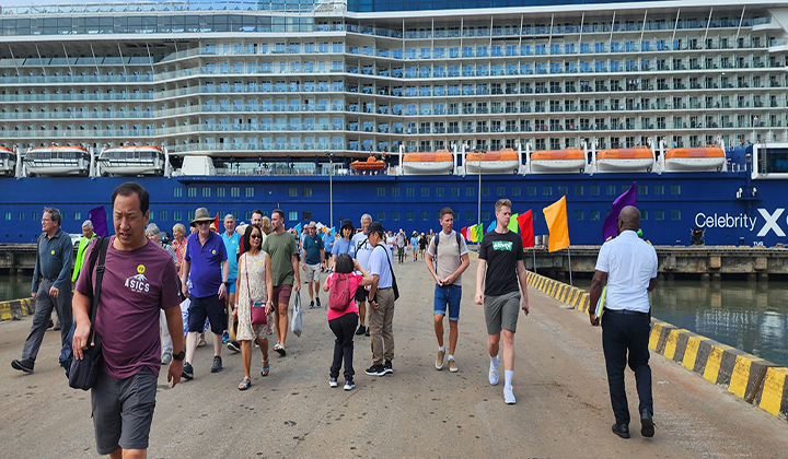 Visitors on Celebrity Solstice cruise ship visit destinations in Central Vietnam