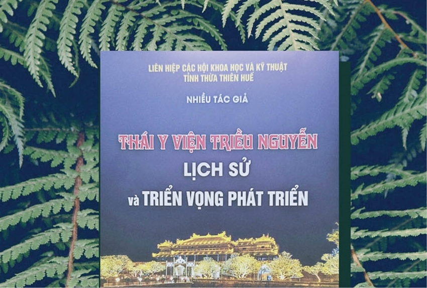  The book cover of “The Imperial Medicine Institute of the Nguyen Dynasty: History and development prospects”