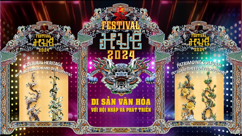   Poster chính thức của Festival Huế 2024  - Ảnh BTC Festival Huế 2024