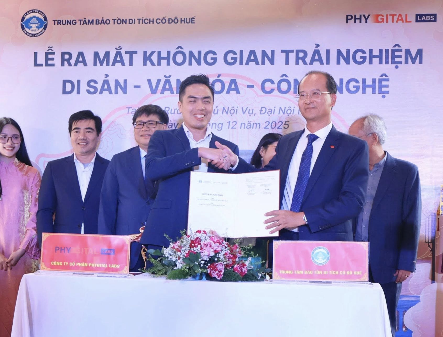 Lễ ra mắt Không gian trải nghiệm Văn hóa – Di sản – Công nghệ tại Phủ Nội Vụ, Đại Nội Huế.