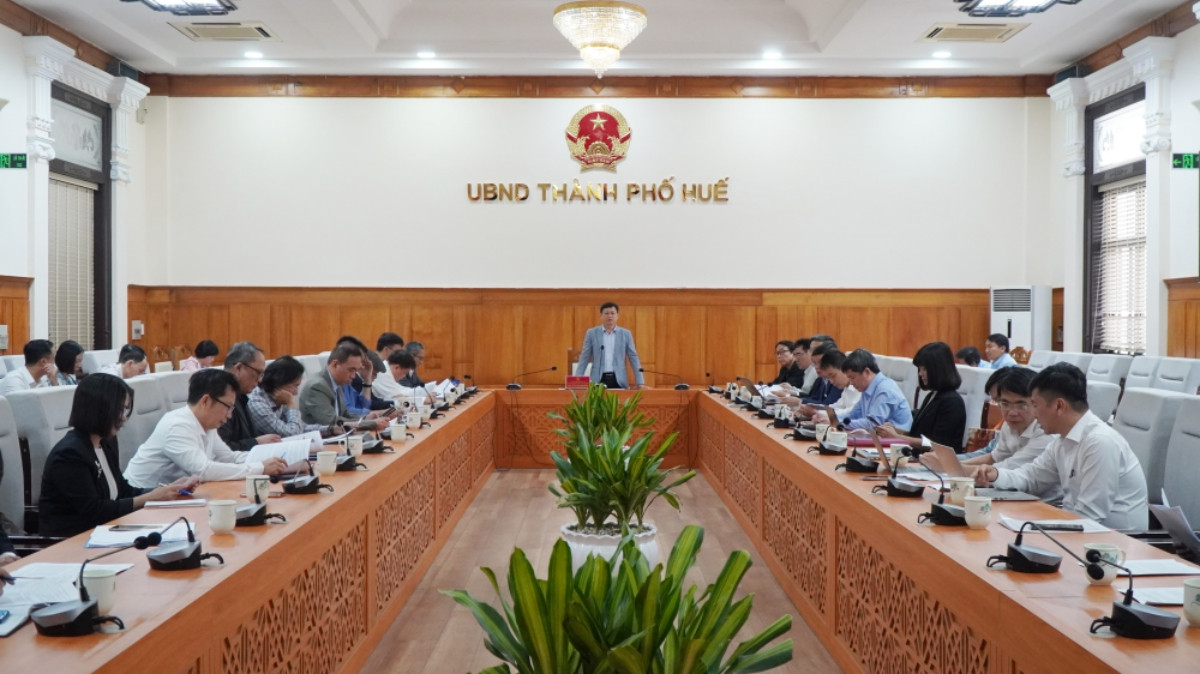 Toàn cảnh cuộc họp. Ảnh: hue.gov.vn