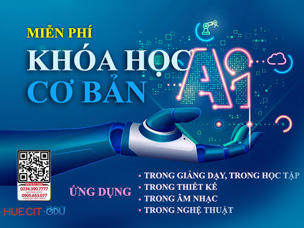 HueCIT triển khai Chương trình đào tạo AI miễn phí tại Huế dành cho mọi đối tượng