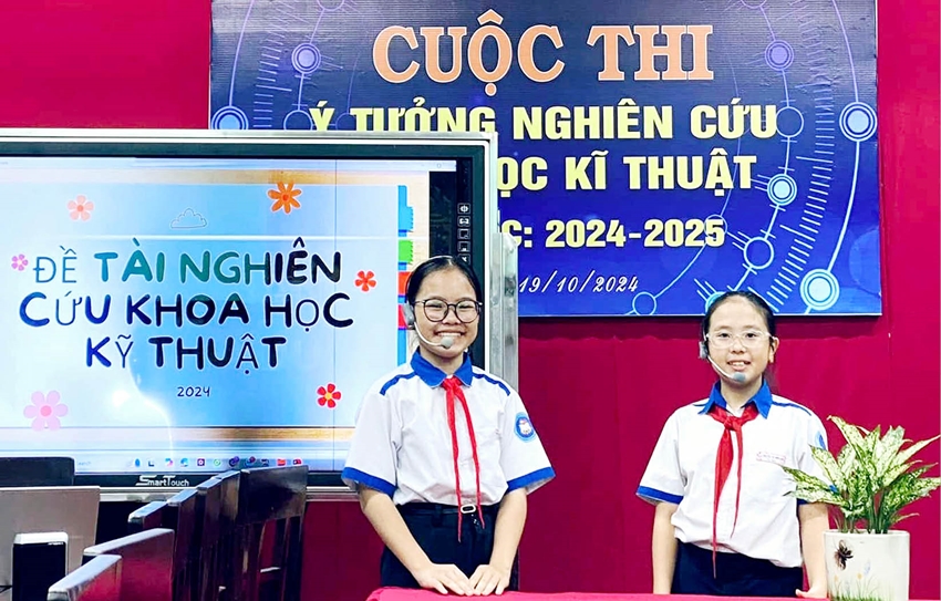 Học sinh Trường THCS Nguyễn Thị Minh Khai năng động, sáng tạo hơn khi thường xuyên tham gia các hội thi 