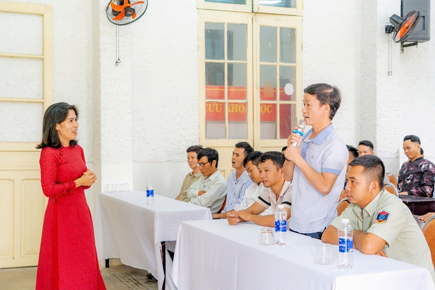  Học viên tương tác cùng giảng viên tại lớp tập huấn