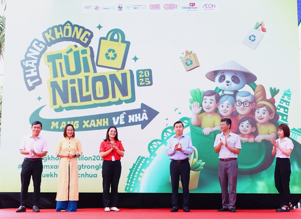 Nghi thức phát động Tháng không túi nilon 2025 tại chương trình