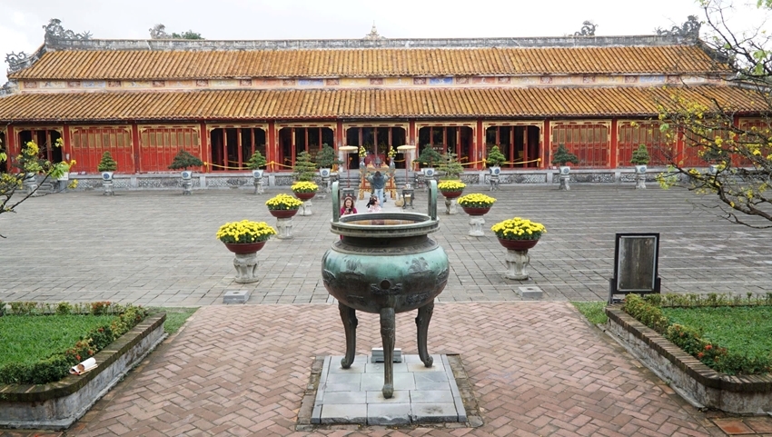 A barrier will be placed at the The To Mieu relic site (Hue Imperial Citadel), allowing visitors to visit only from the outside