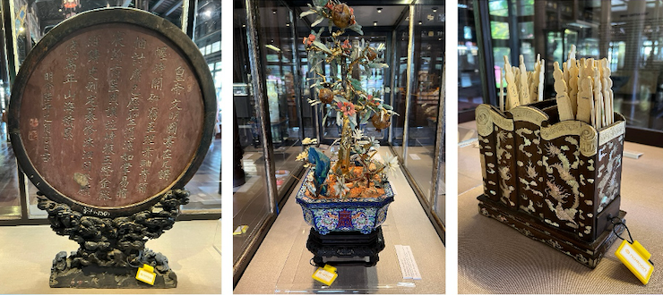 Hình ảnh cổ vật đã được định danh tại Bảo tàng Cổ vật Cung đình Huế.