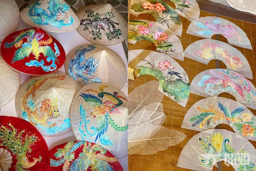 Những sản phẩm từ xương lá.