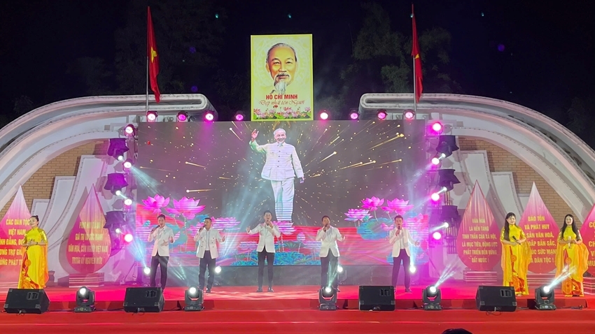 A performance at the opening ceremony