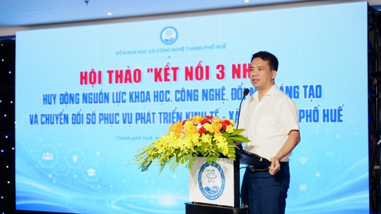 Phó Chủ tịch UBND thành phố Trần Hữu Thùy Giang phát biểu chỉ đạo tại hội thảo