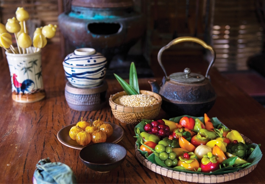  Juicy-looking fruit-shaped mung bean cakes